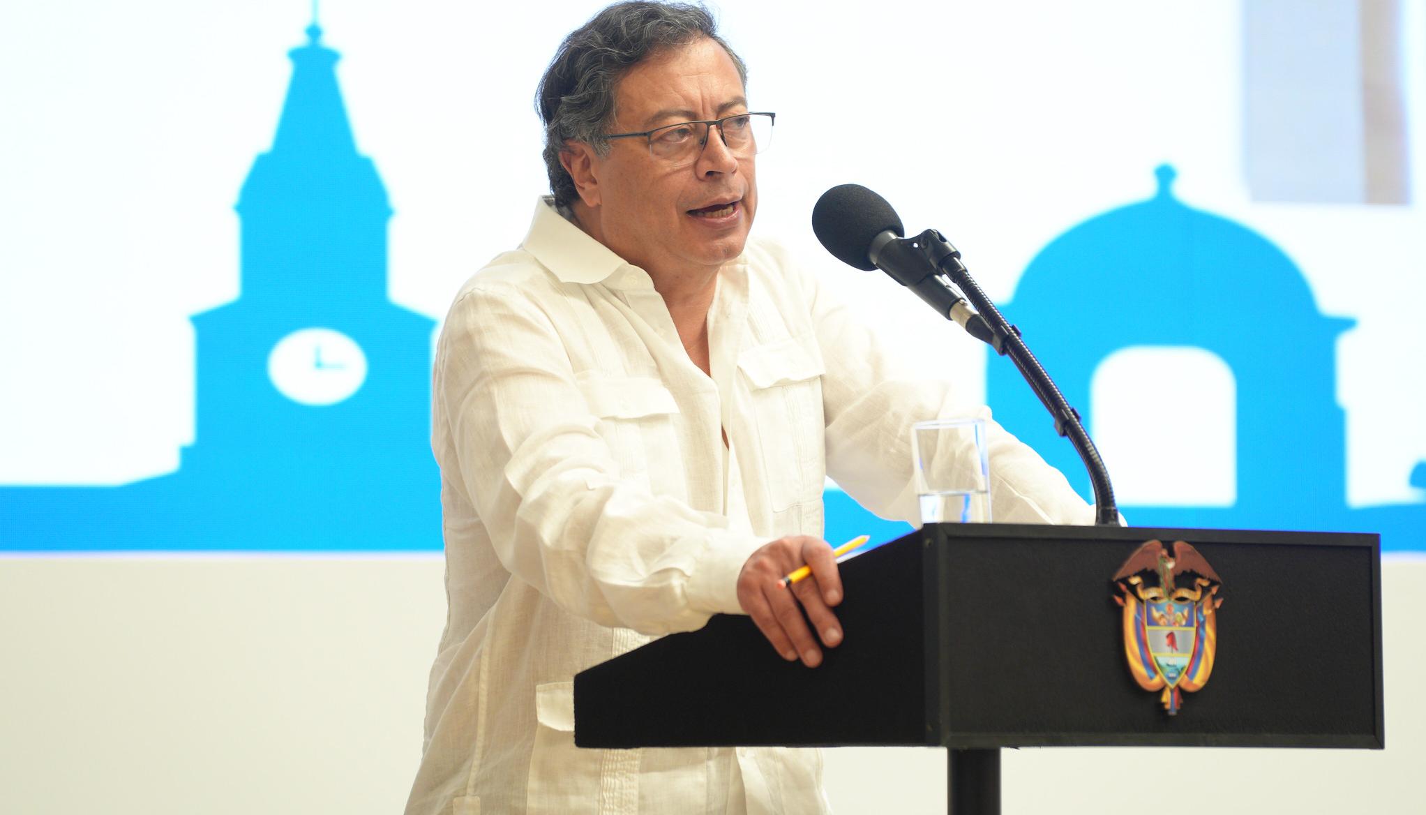 El Presidente Gustavo Petro.