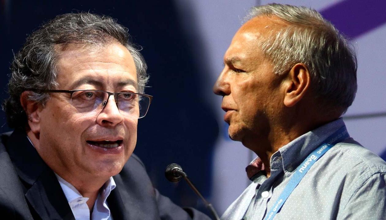 El Presidente Gustavo Petro y el Ministro de Hacienda, Ricardo Bonilla.