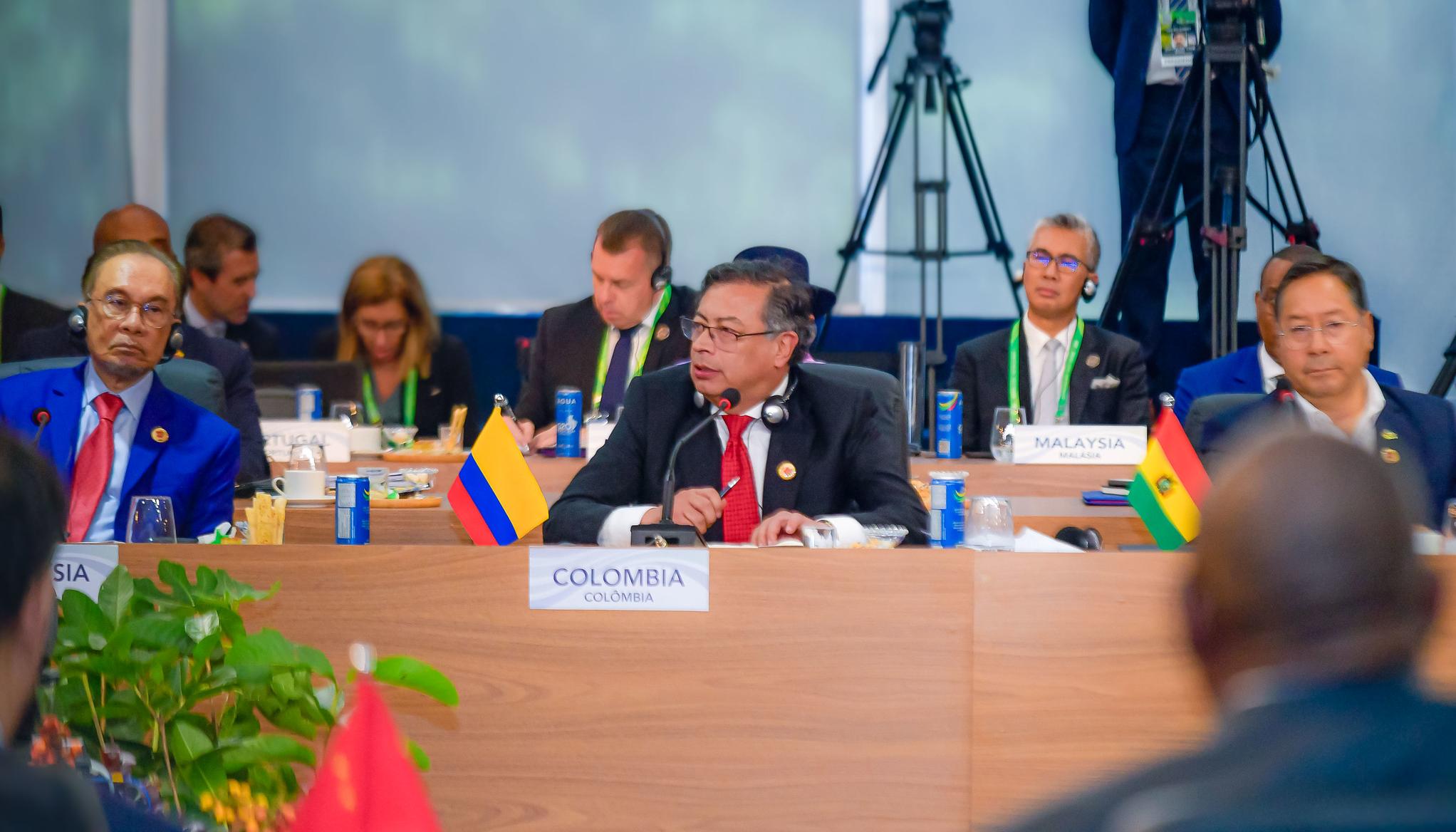 El Presidente de la República, Gustavo Petro, en la cumbre del G20.