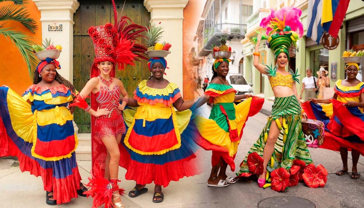 Tatiana Angulo Fernández De castro, Reina del Carnaval de Barranquilla y Alexsandra Estarita Villa, Reina del Carnaval de la 44.