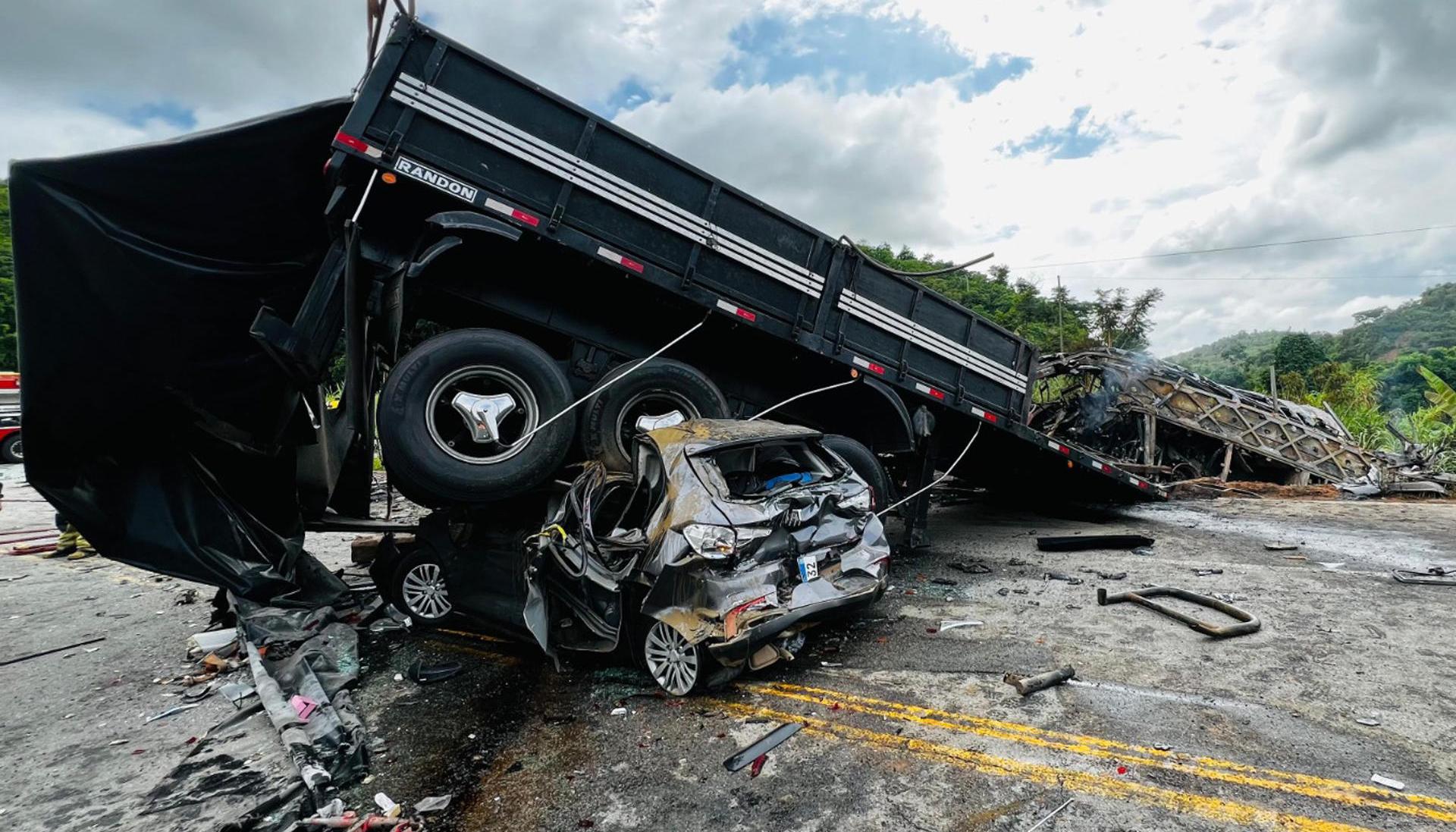 Imágenes del accidente. 