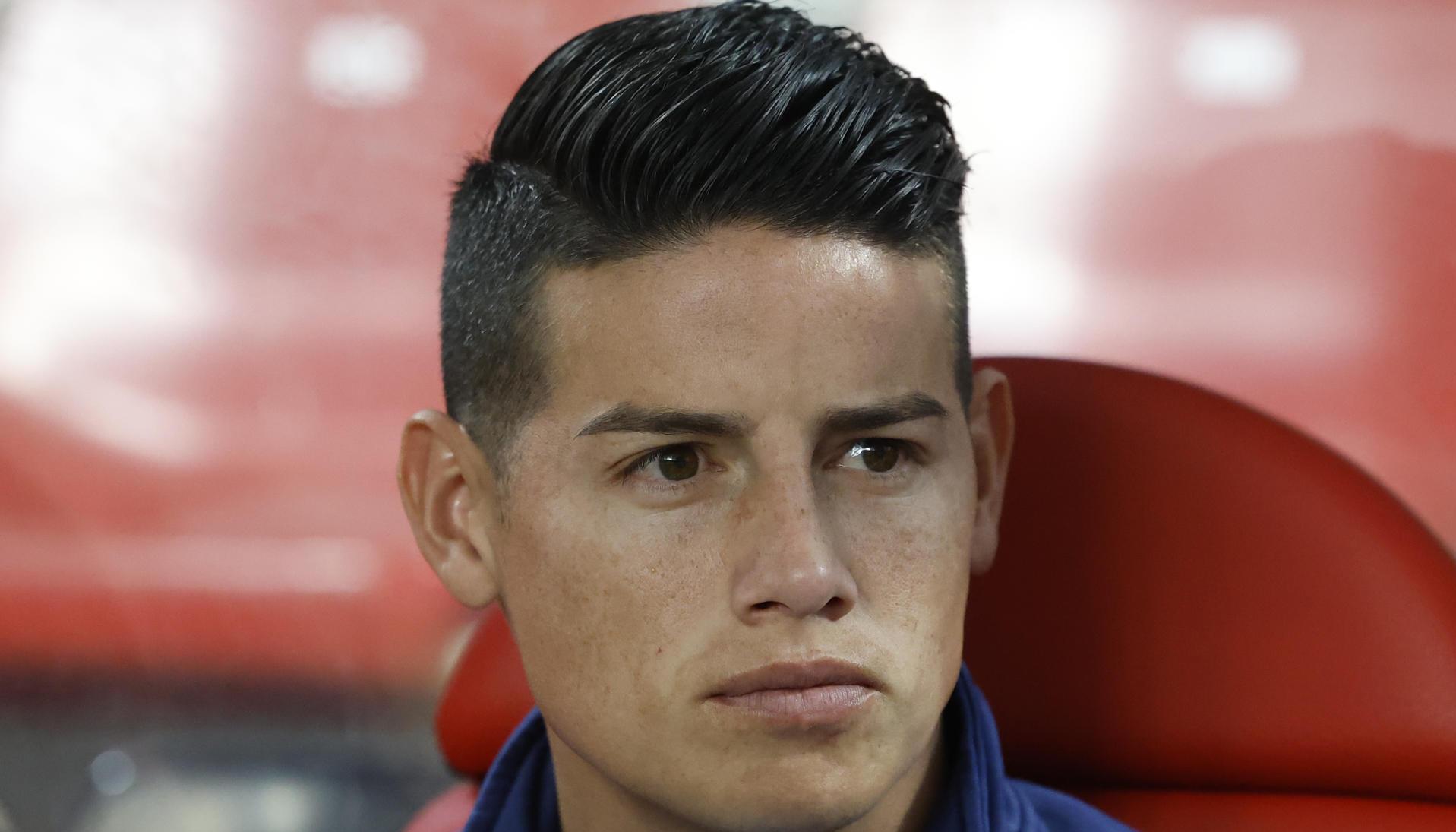 James Rodríguez, jugador del Rayo Vallecano de España.