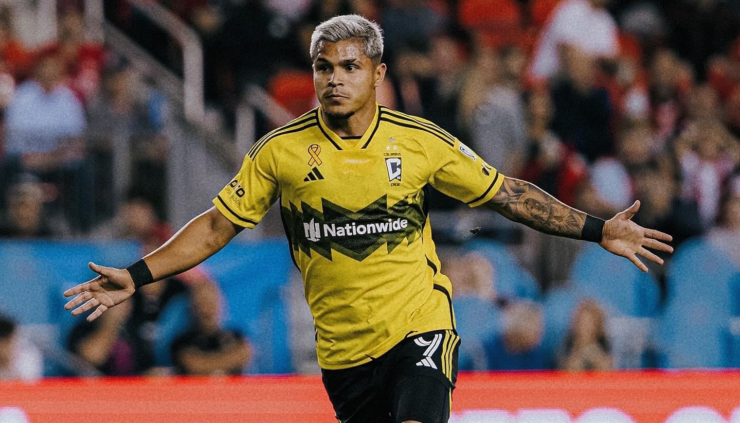 Juan Camilo 'Cucho' Hernández, delantero colombiano del Columbus Crew.