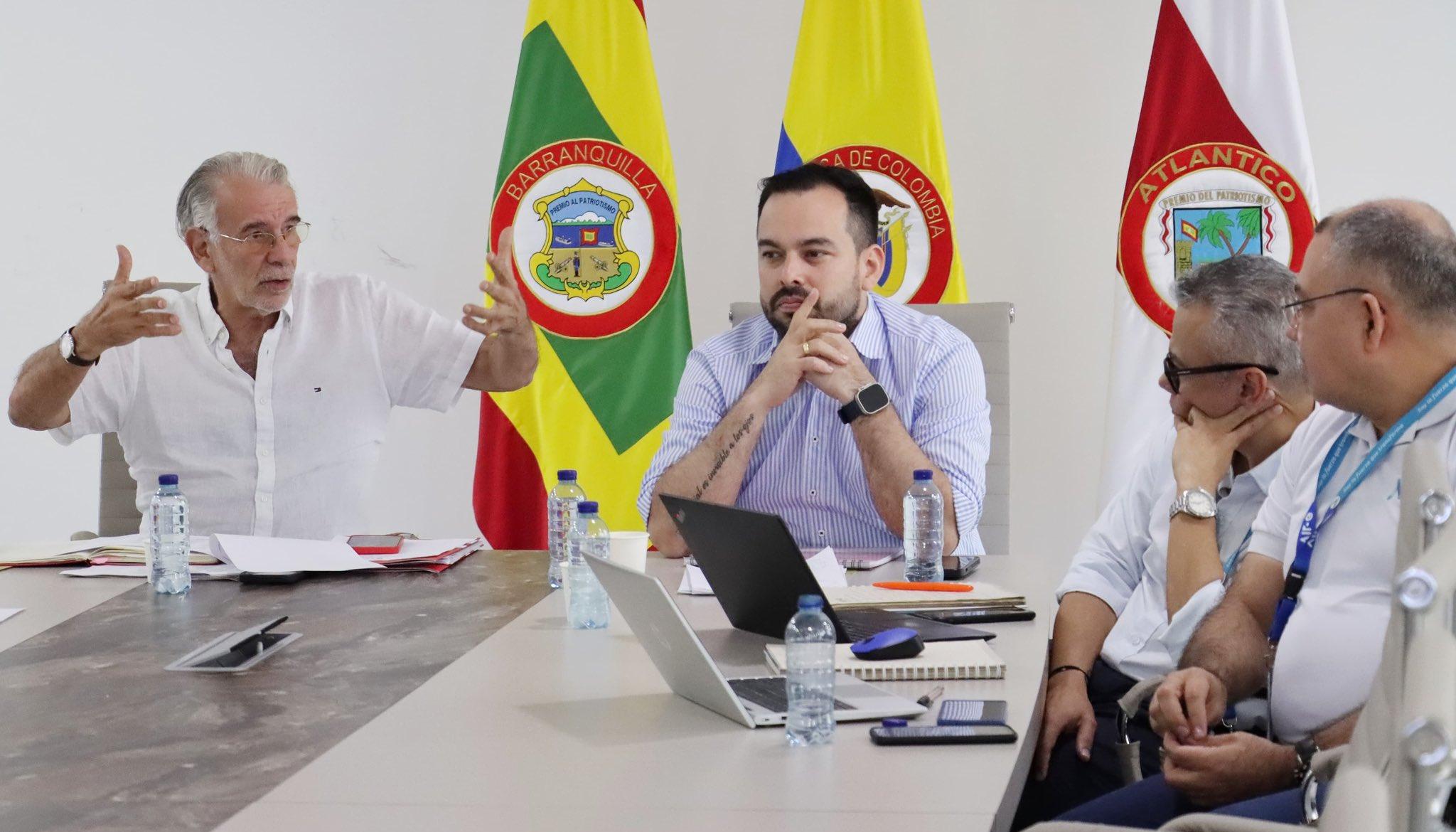 Reunión entre el Gobernador Verano y directivas de Air-e intervenida. 