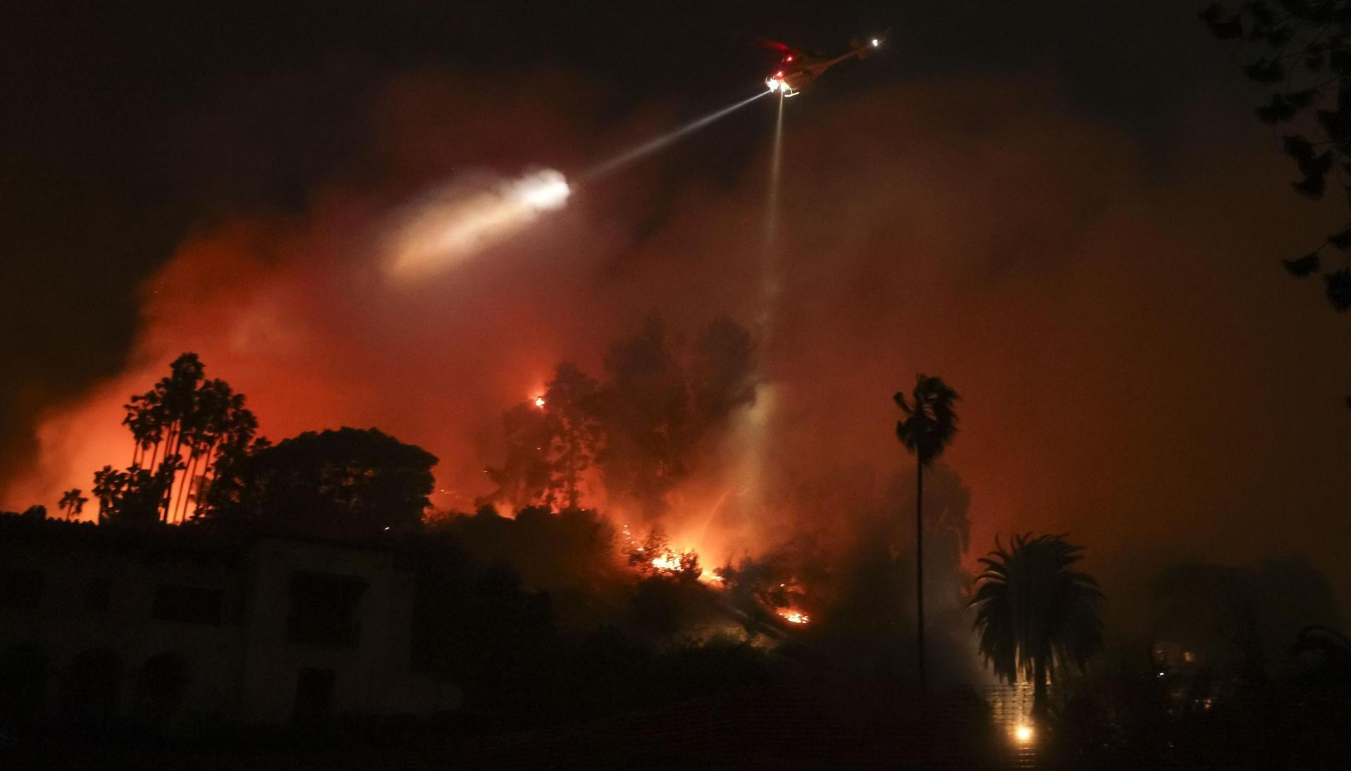 Incendio en Los Ángeles.