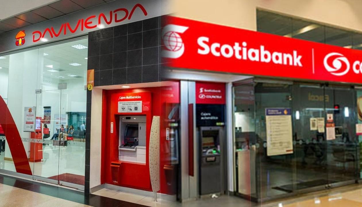 Davivienda y Scotiabank.