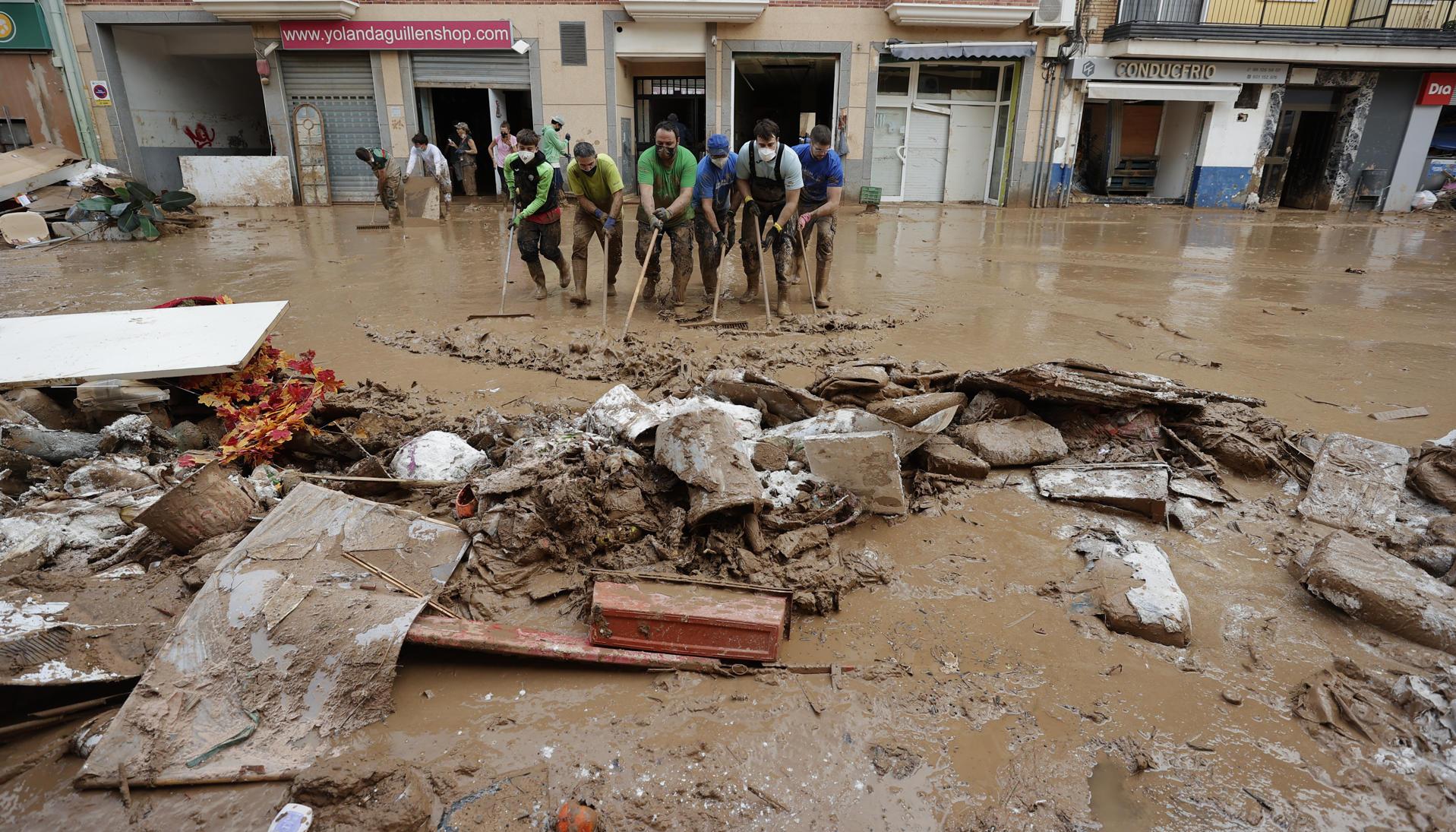 Imagen de la destrucción ocasionada por la dana. 