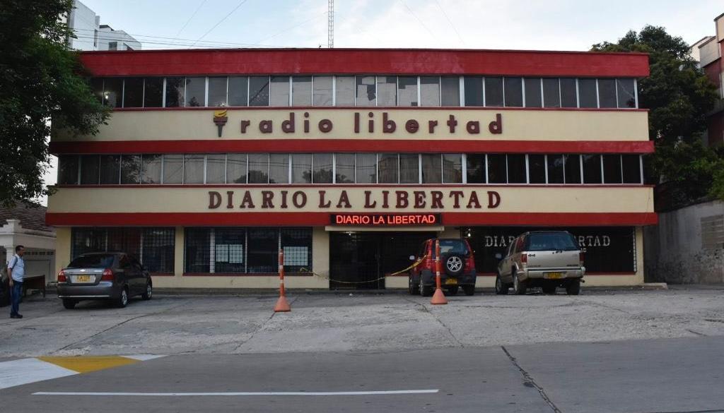 Fachada del diario La Libertad.