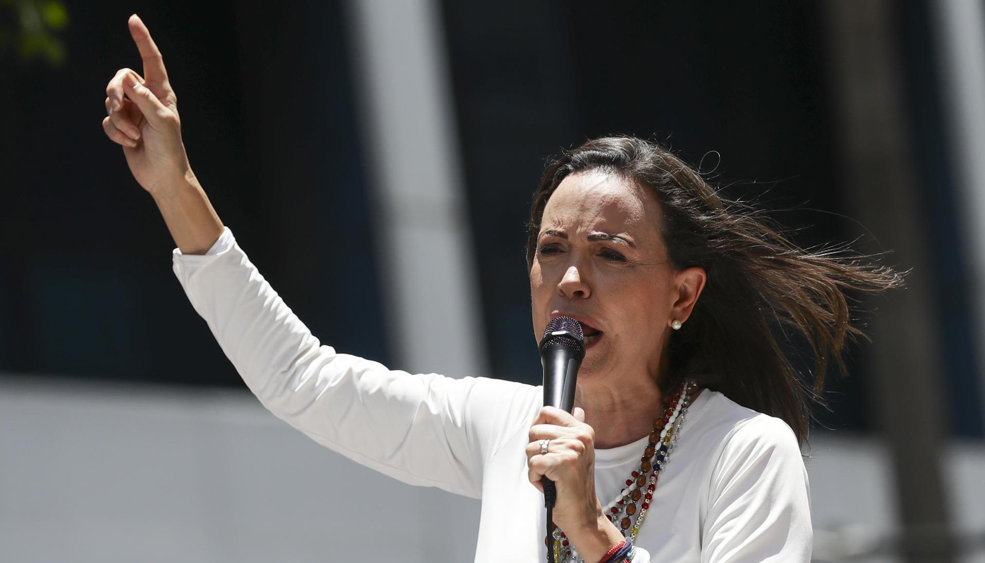 María Corina Machado, líder opositora venezolana.