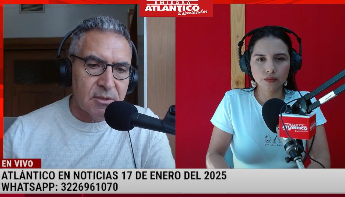 Transmisión de Atlántico en Noticias. 