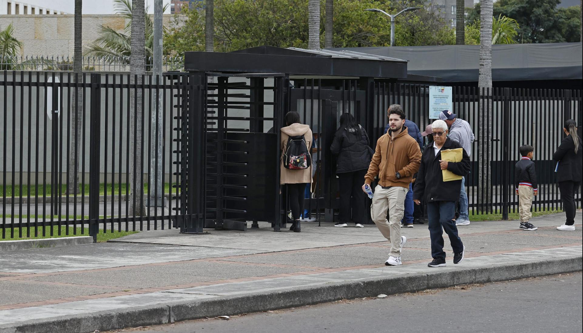 Sede de la embajada americana en Bogotá.