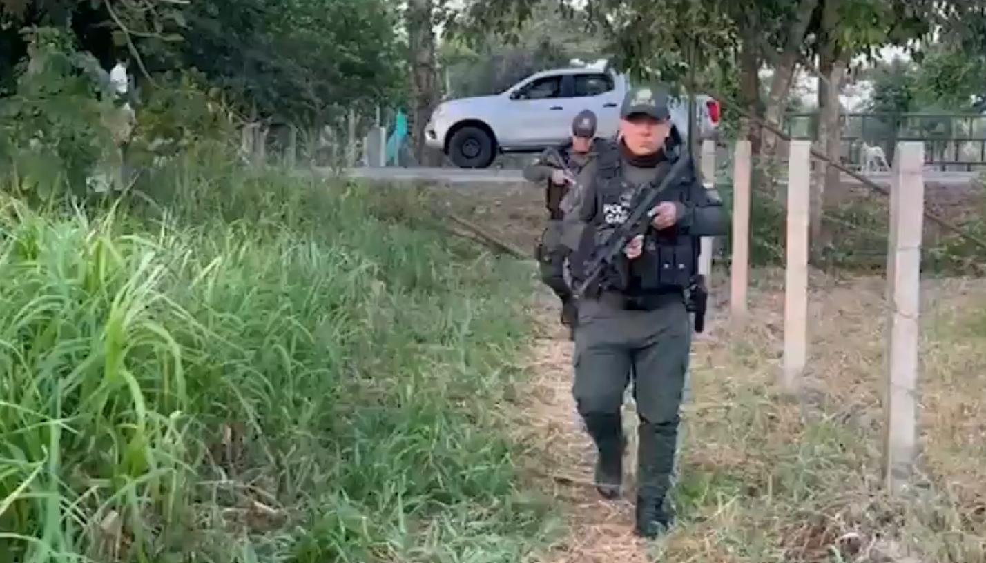 Gaula de la Policía en operativos. Imagen de referencia