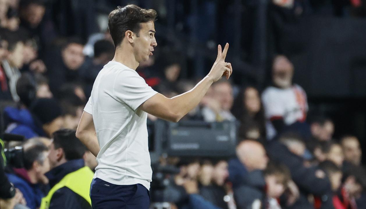 Íñigo Pérez, entrenador del Rayo Vallecano.