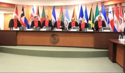 Integrantes de la Corte Interamericana de Derechos Humanos.