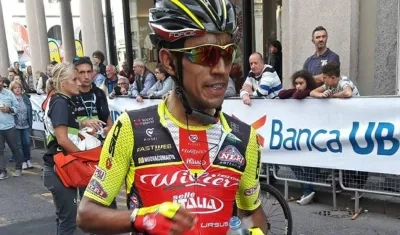 Daniel Martínez, ciclista colombiano. 