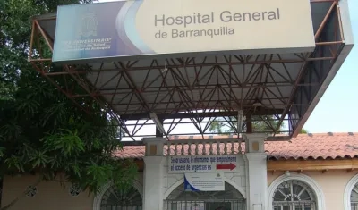Fachada del Hospital General de Barranquilla.