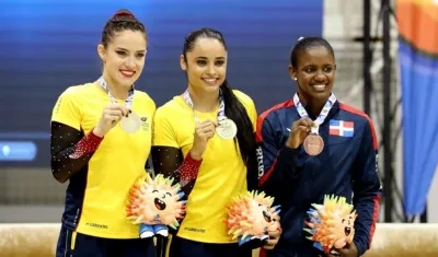 Las colombianas Ginna Escobar y Melba Avendaño le dieron oro y plata al país.