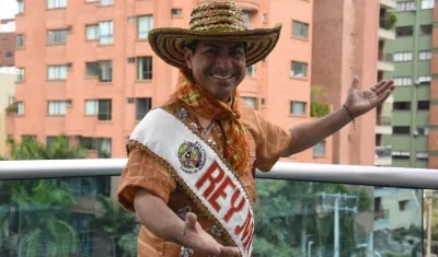 Ricardo Sierra, rey Momo 2018.