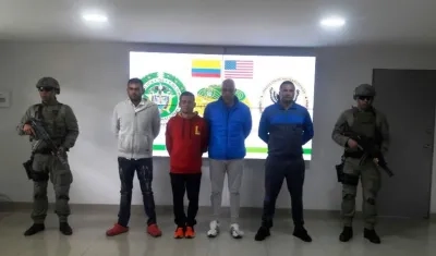 En el operativo realizado por las autoridades en Bogotá fueron capturados cuatro hombres solicitados en extradición por narcotráfico