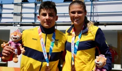 Julian Camilo Ramírez y Gabriela Bolle. 
