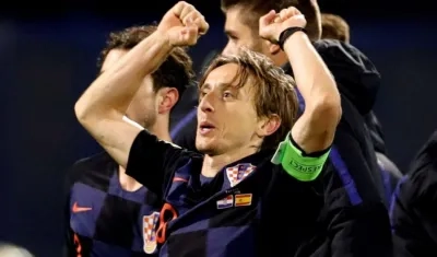 Luka Modric guiará a los croatas. 