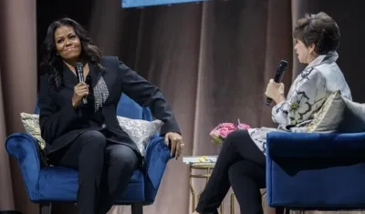 Michelle Obama durante la presentación de su libro.