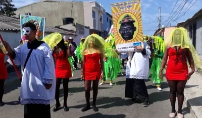 Carnavales de Mamatoco en honor de San Agatón, Patrono del Carnaval, puesta en escena de Moisés Pineda.