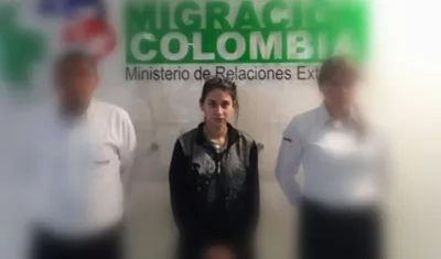 Ana Paula Echeverría, mujer deportada.