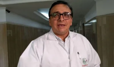 José Jaraba Sierra, médico internista jefe del servicio de medicina crítica de la Clínica General del Norte.