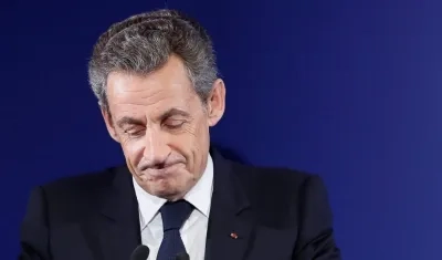  El expresidente de Francia Nicolas Sarkozy
