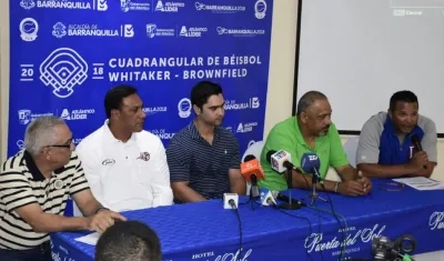 Juan Igor González (Puerto Rico), José Mosquera (Colombia), Edwin Hurtado (Venezuela) y Rafael Rijo (República Dominicana).