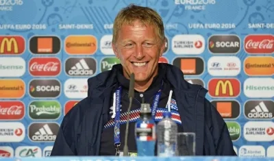 El seleccionador islandés Heimir Hallgrimsson.