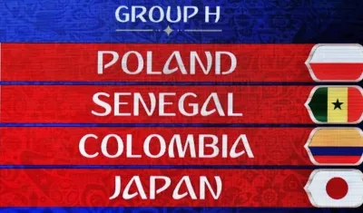 Equipos del grupo H del Mundial. 