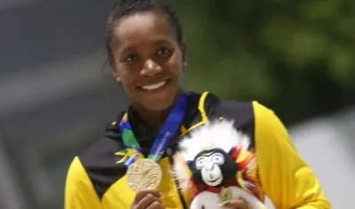 Alia Atkinson, nadadora de Jamaica. 
