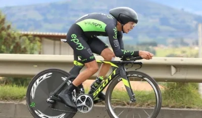 Rodrigo Contreras, ciclista colombiano. 