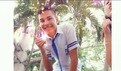 Dairo López Ceballo, estudiante fallecido por una bala perdida.