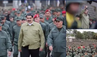 Nicolás Maduro visita el Fuerte Tiuna, Caracas.