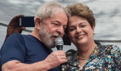  Luiz Inácio Lula da Silva y Dilma Rousseff.