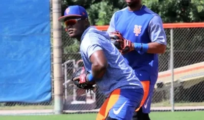 Dilson Herrera, jugador de los Mets de Nueva York. 