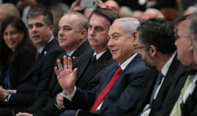 El presidente de Brasil, Jair Bolsonaro, participó hoy junto al primer ministro israelí, Benjamín Netanyahu, en el foro Misión Comercial Brasil-Israel en Jerusalén. 