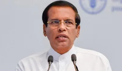 El presidente de Sri Lanka, Maithripala Sirisena. 