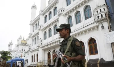 Sri Lanka sigue militarizada tras los atentados. 