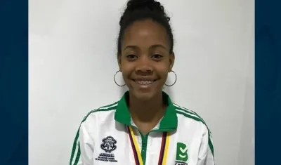 Jhovana Camargo, atleta barranquillera. 