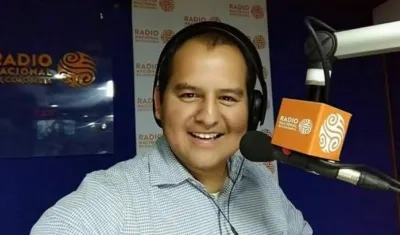 Mauricio Orjuela, periodista fallecido el 18 de agosto de 2018.