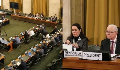 Conferencia de Desarme de Ginebra en la que Venezuela asumió la presidencia.
