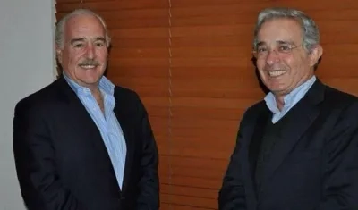 Andrés Pastrana y Álvaro Uribe.