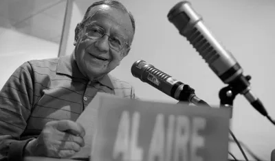 Gabriel Muñoz López, el 'decano' de la radio colombiana.