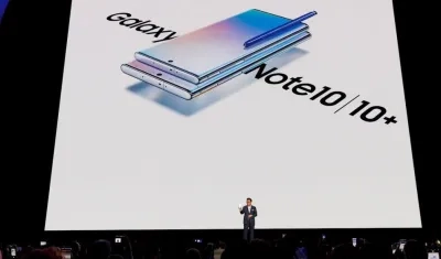Presentación del nuevo Note 10 de Samsung.