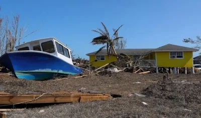 Imagen de los daños en Bahamas.