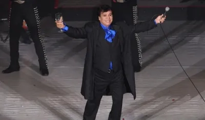El cantautor mexicano Juan Gabriel.